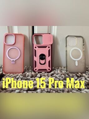 Lot of (3) iPhone 15 ProMax Cases